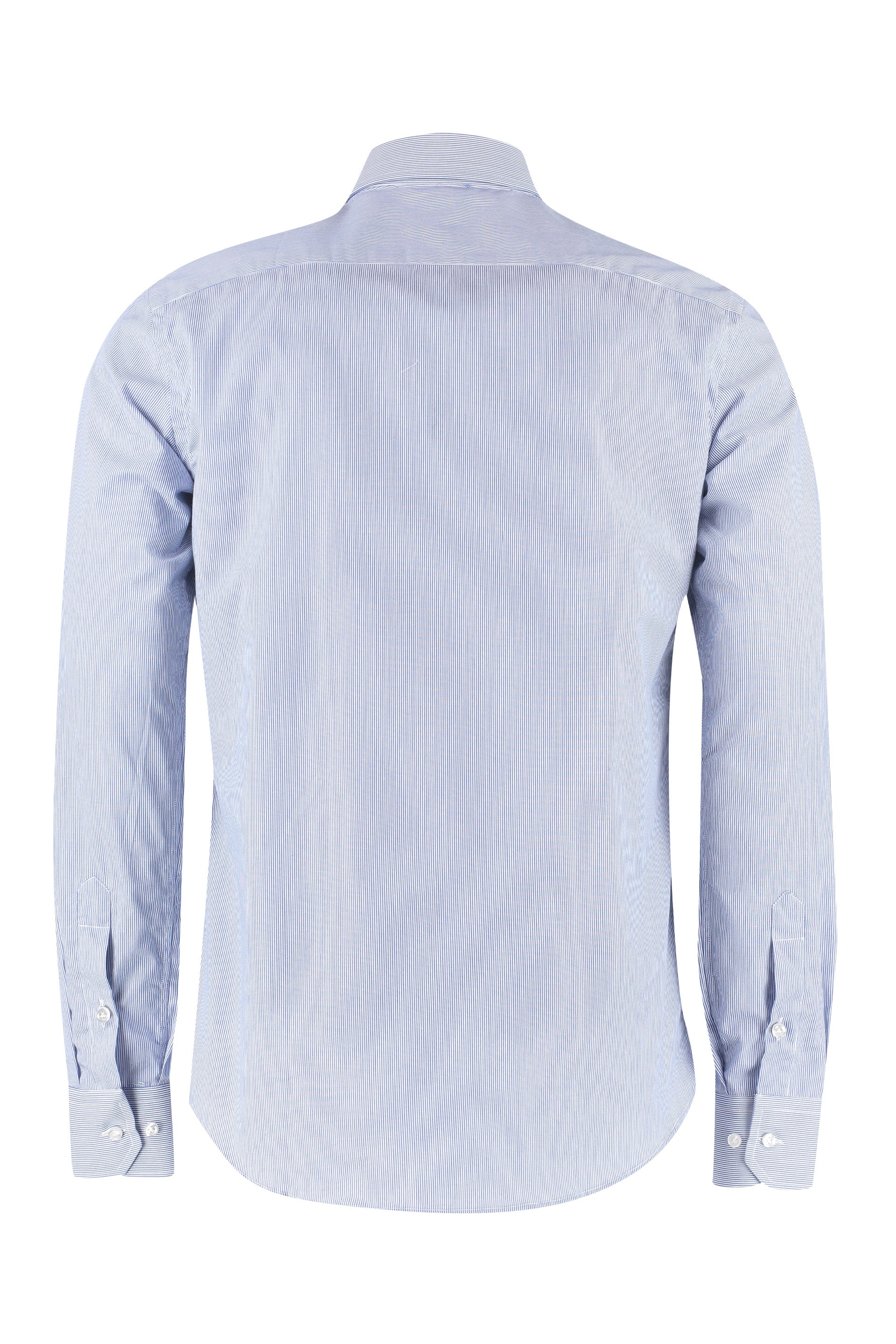 THE (ALPHABET) Striped Cotton Shirt - Men's