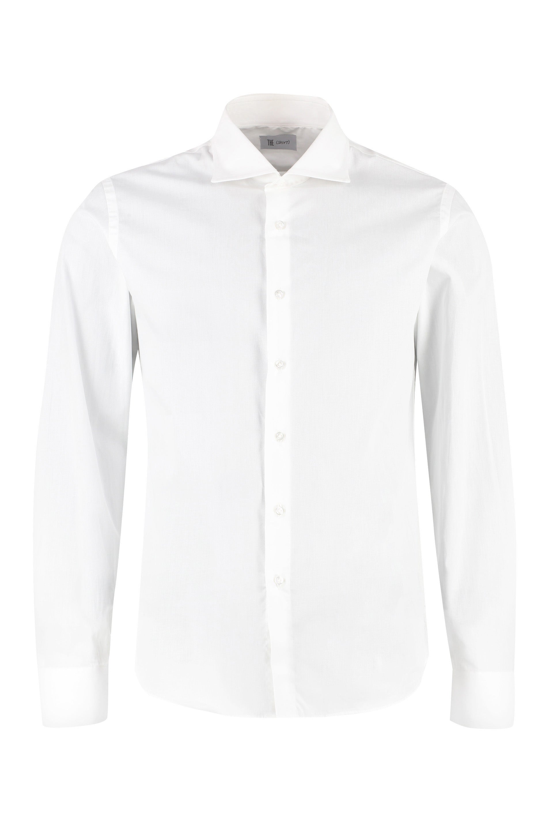 THE (ALPHABET) Classic Stretch Cotton Shirt - Rounded Hem