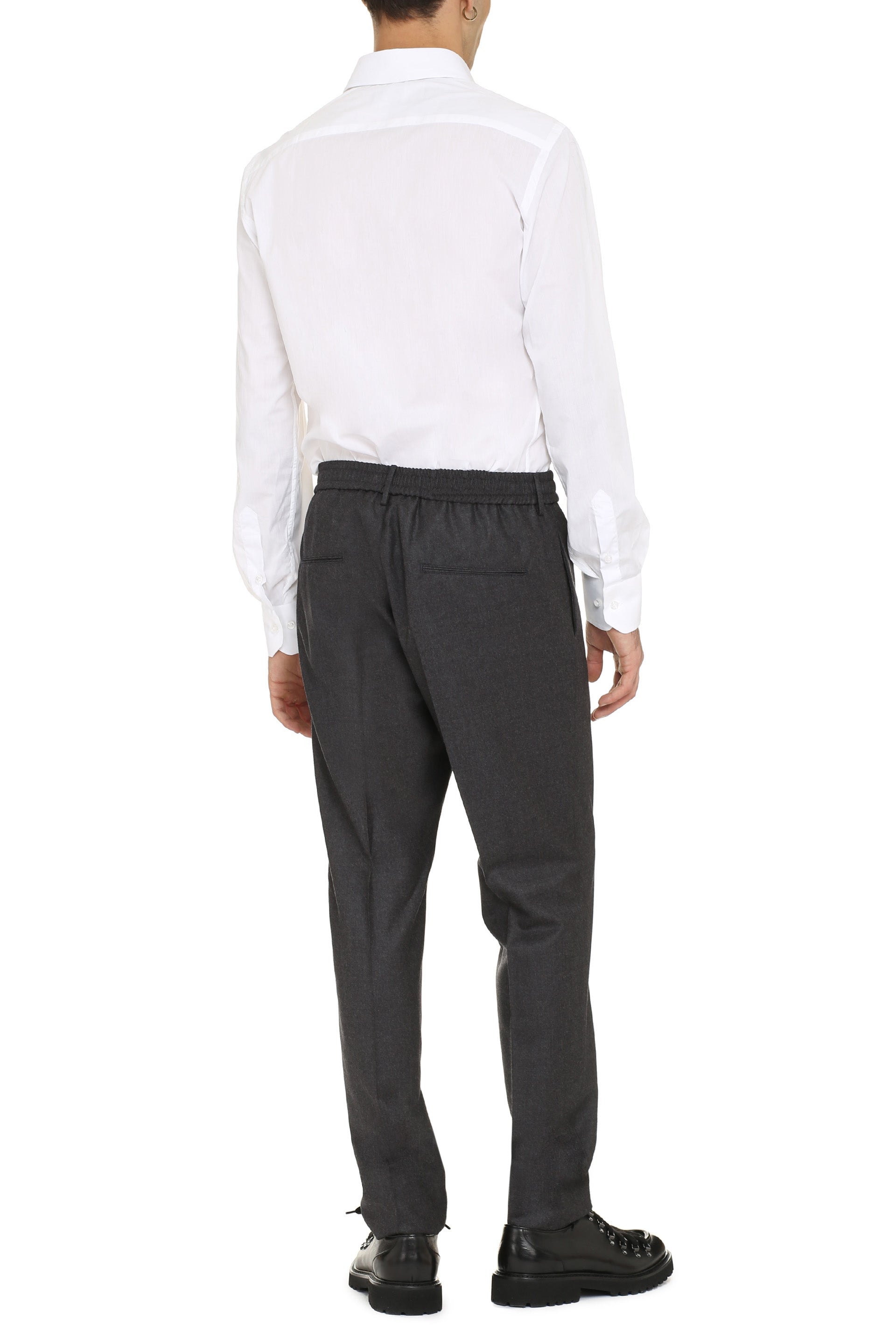 THE (ALPHABET) Classic Stretch Cotton Shirt - Rounded Hem