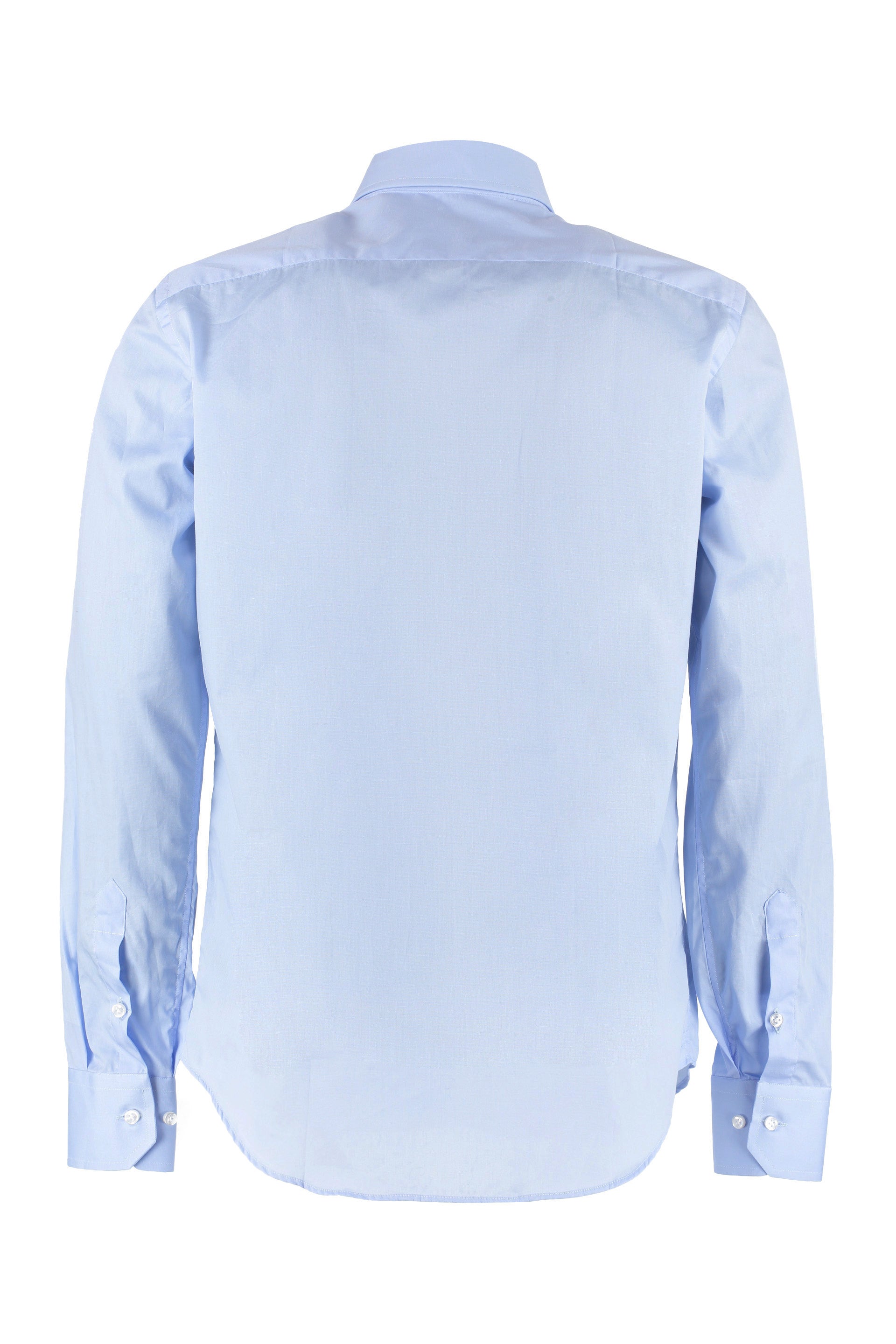 THE (ALPHABET) Stretch Cotton Shirt with Rounded Hem - Perfect Fit for Every Occasion