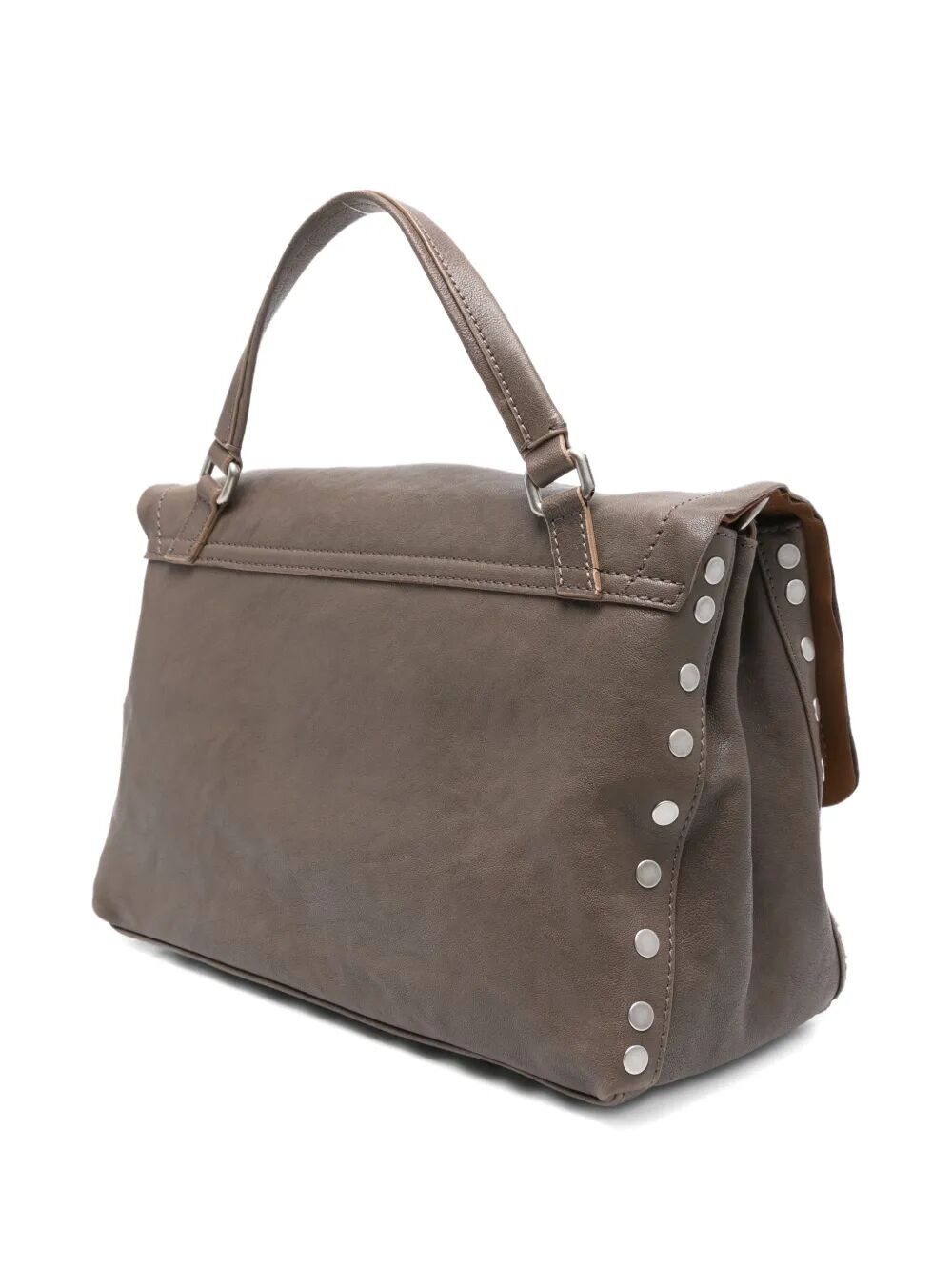 ZANELLATO Mini Hammered Leather Postman Handbag