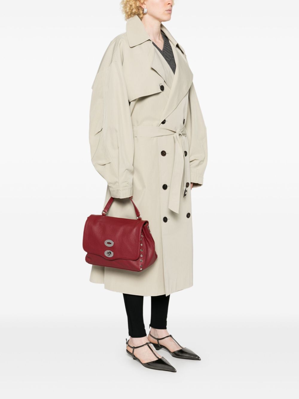 ZANELLATO Mini Tumbled Leather Handbag - Daily Companion