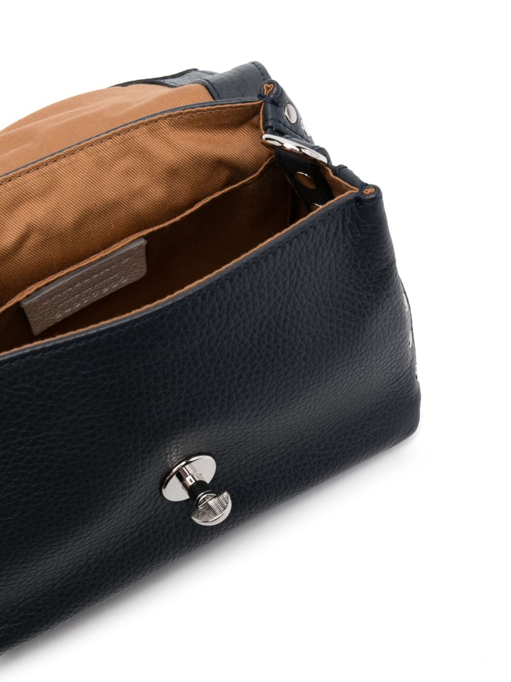 ZANELLATO Mini Leather Handbag with Stud Embellishment