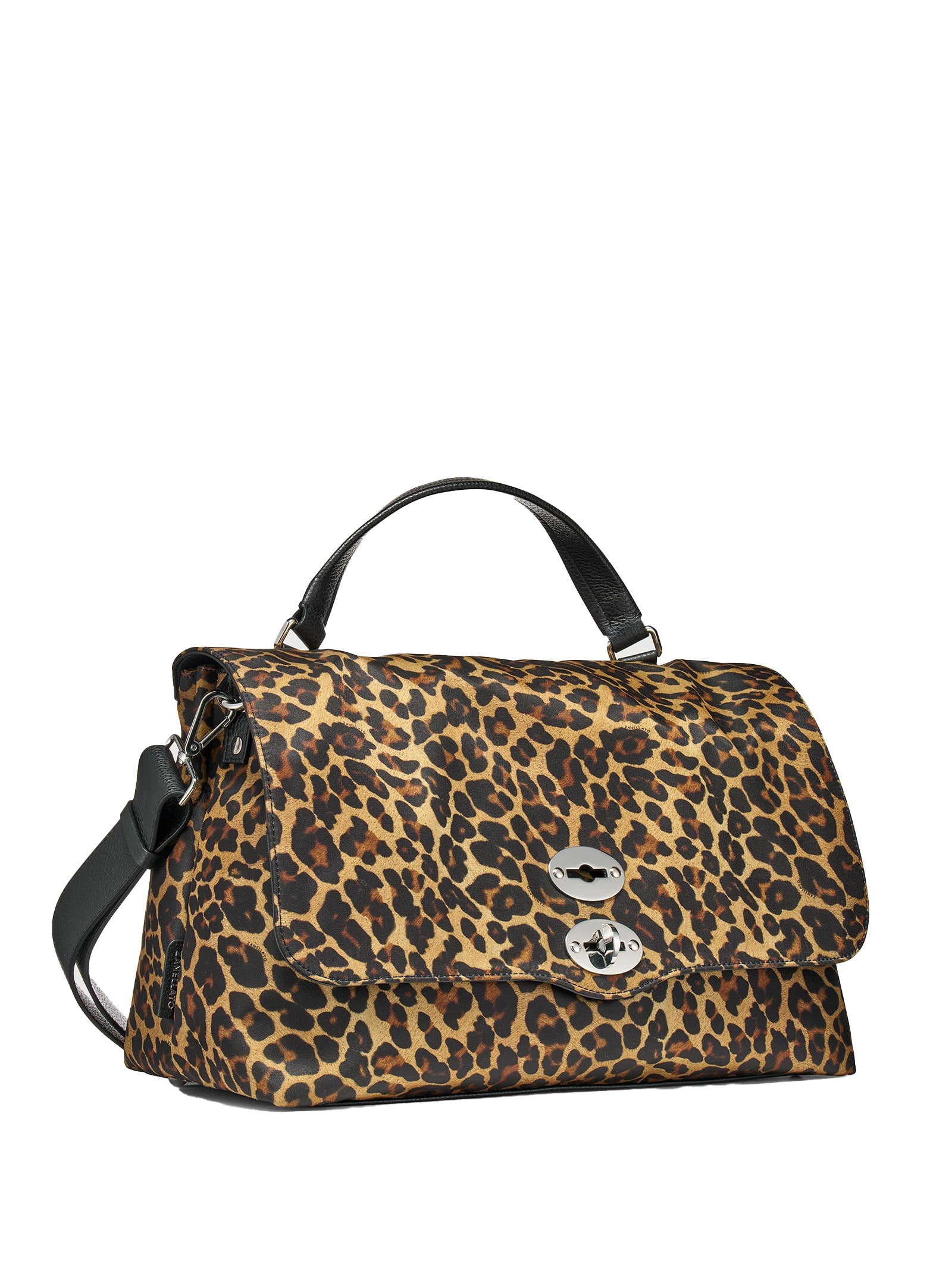 ZANELLATO Mini Animal Print Tucked Postman Handbag
