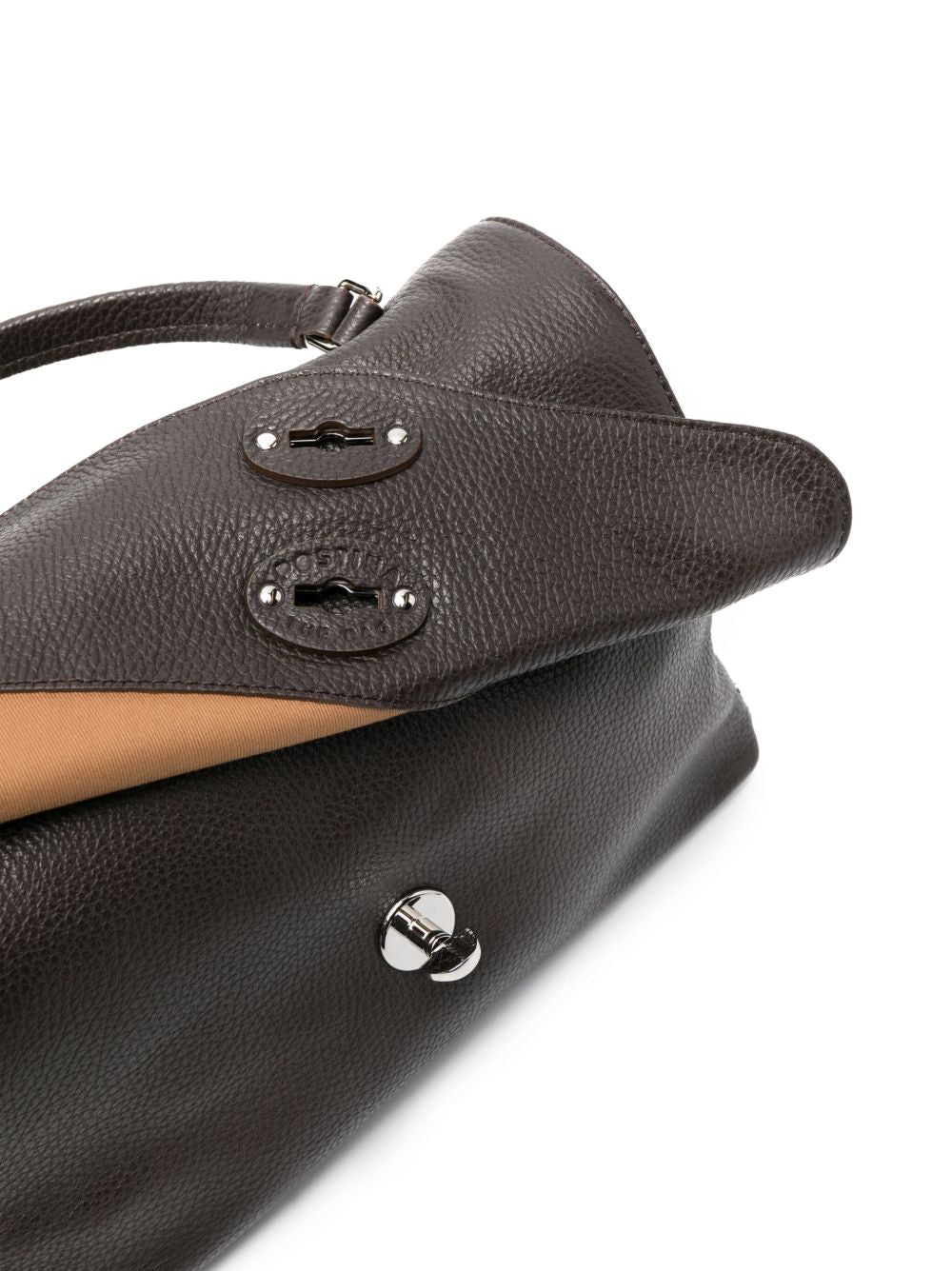 ZANELLATO Mini Leather Handbag with Adjustable Strap