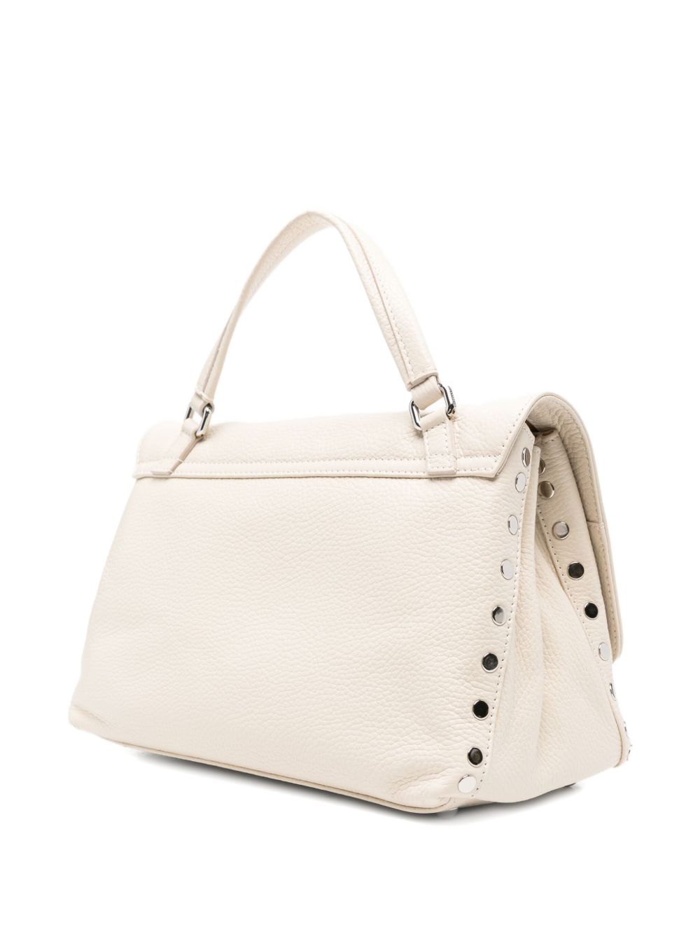 ZANELLATO Mini Leather Handbag with Stud Embellishments