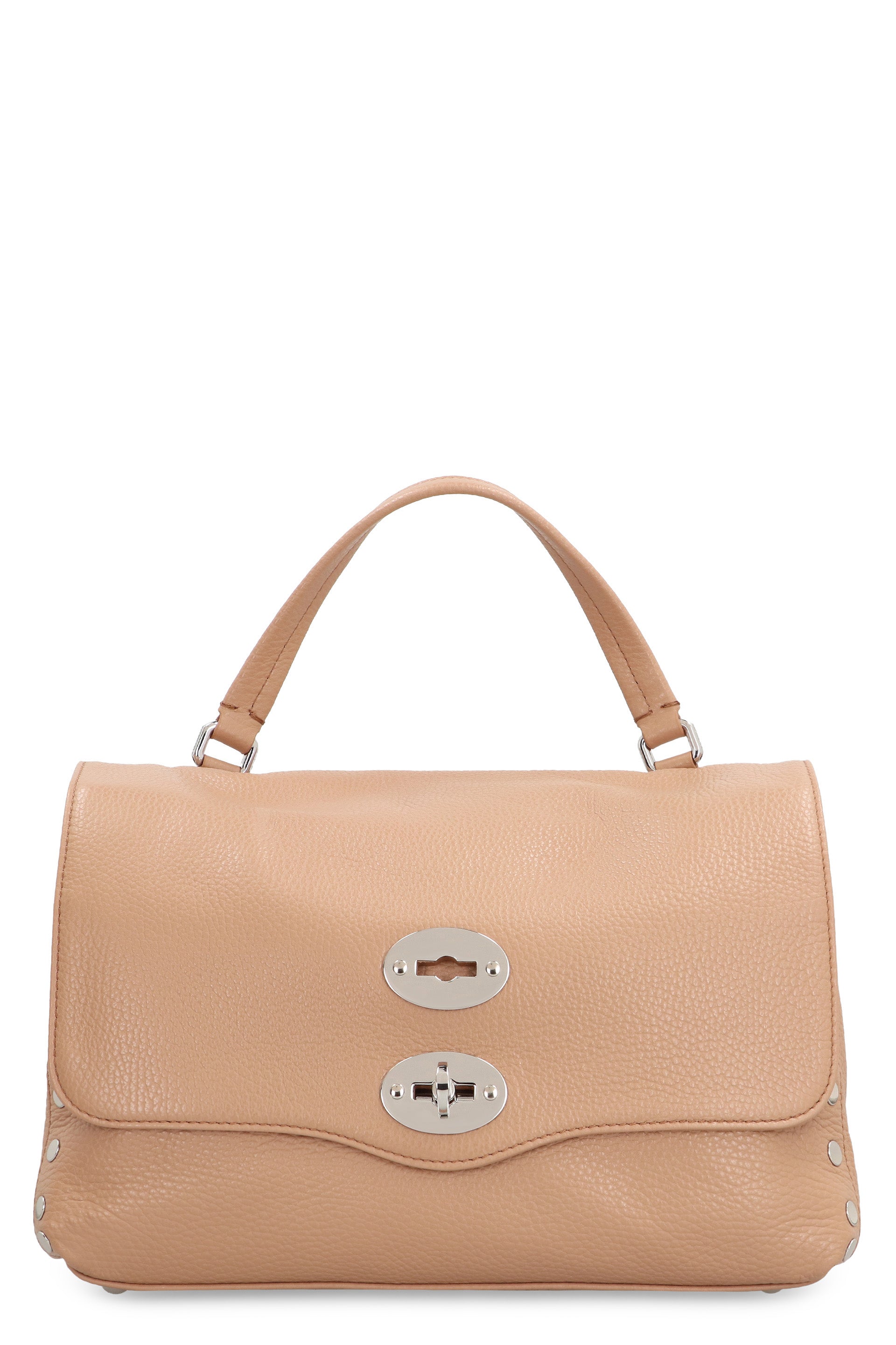 ZANELLATO Mini Leather Handbag with Decorative Studs