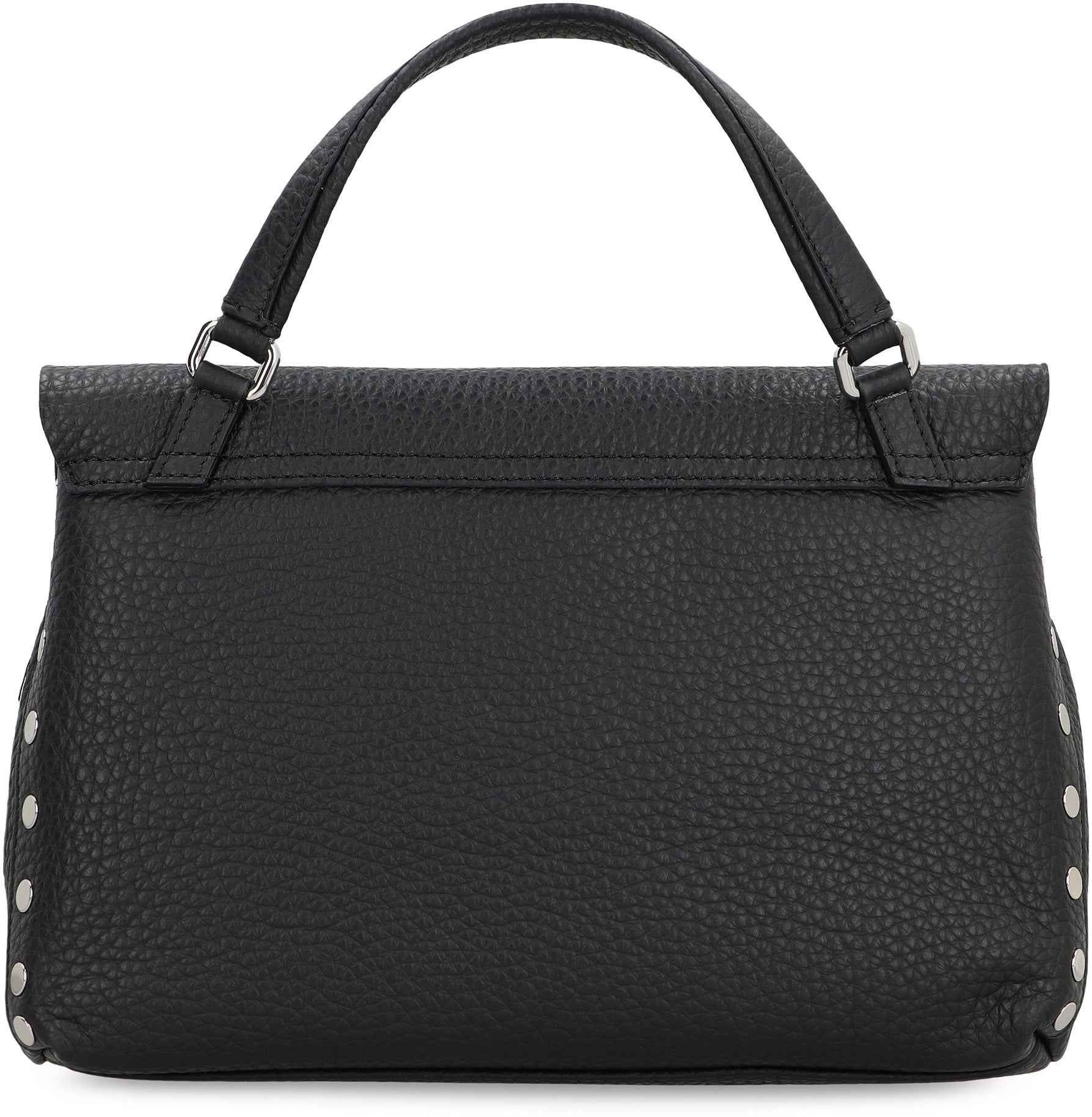ZANELLATO Mini Grainy Leather Handbag with Decorative Studs