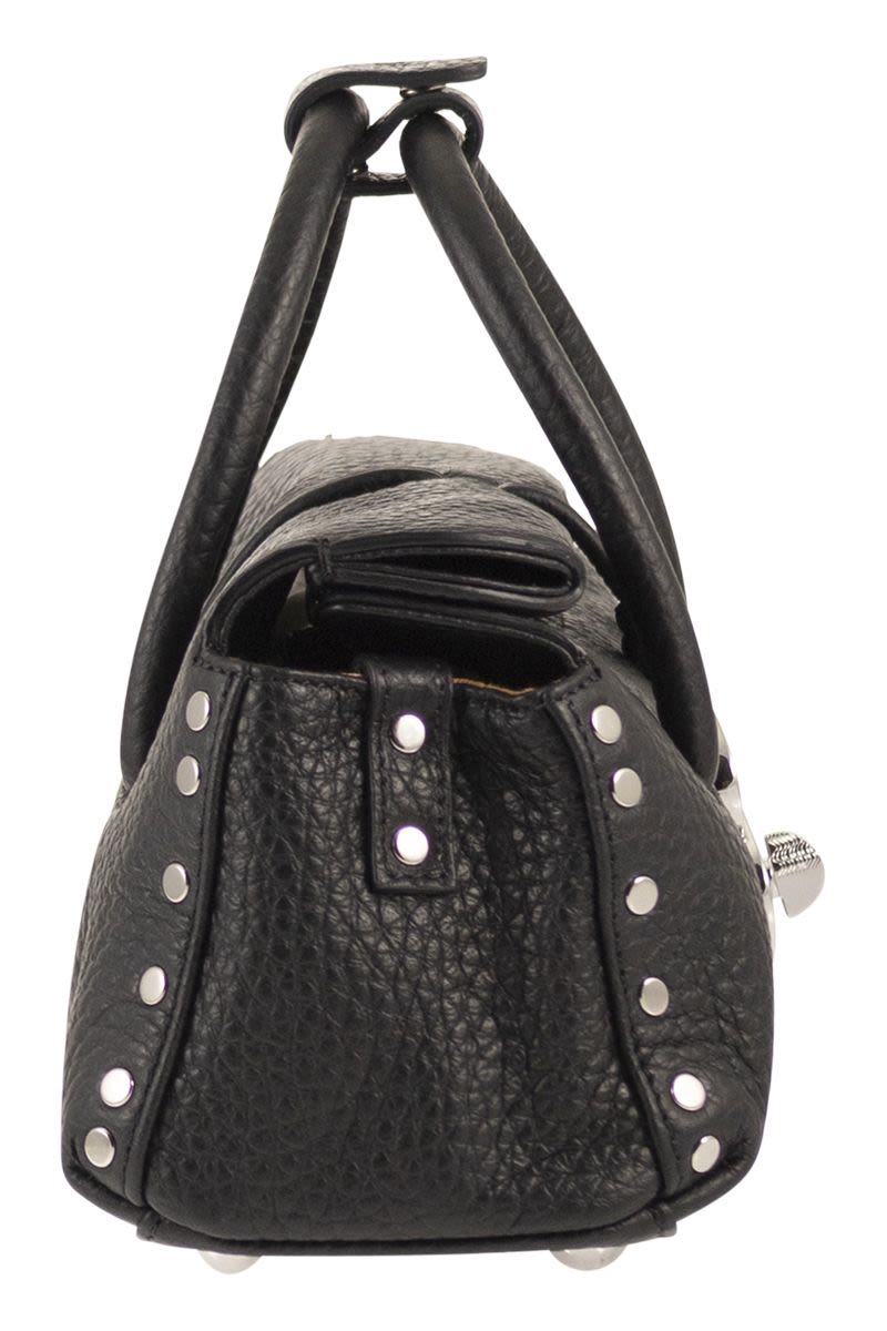 ZANELLATO Mini Grained Leather Handbag