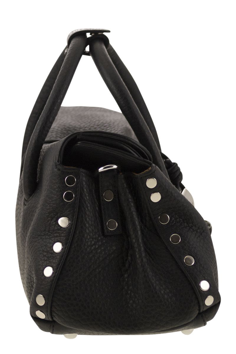 ZANELLATO Mini Grained Leather Handbag