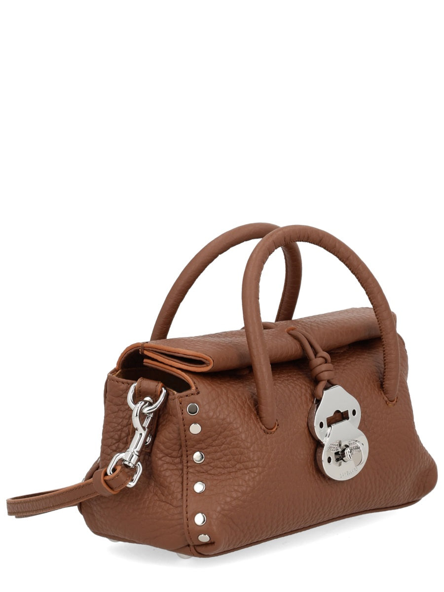 ZANELLATO Mini Leather Shoulder Bag - 11cm x 23cm x 12cm