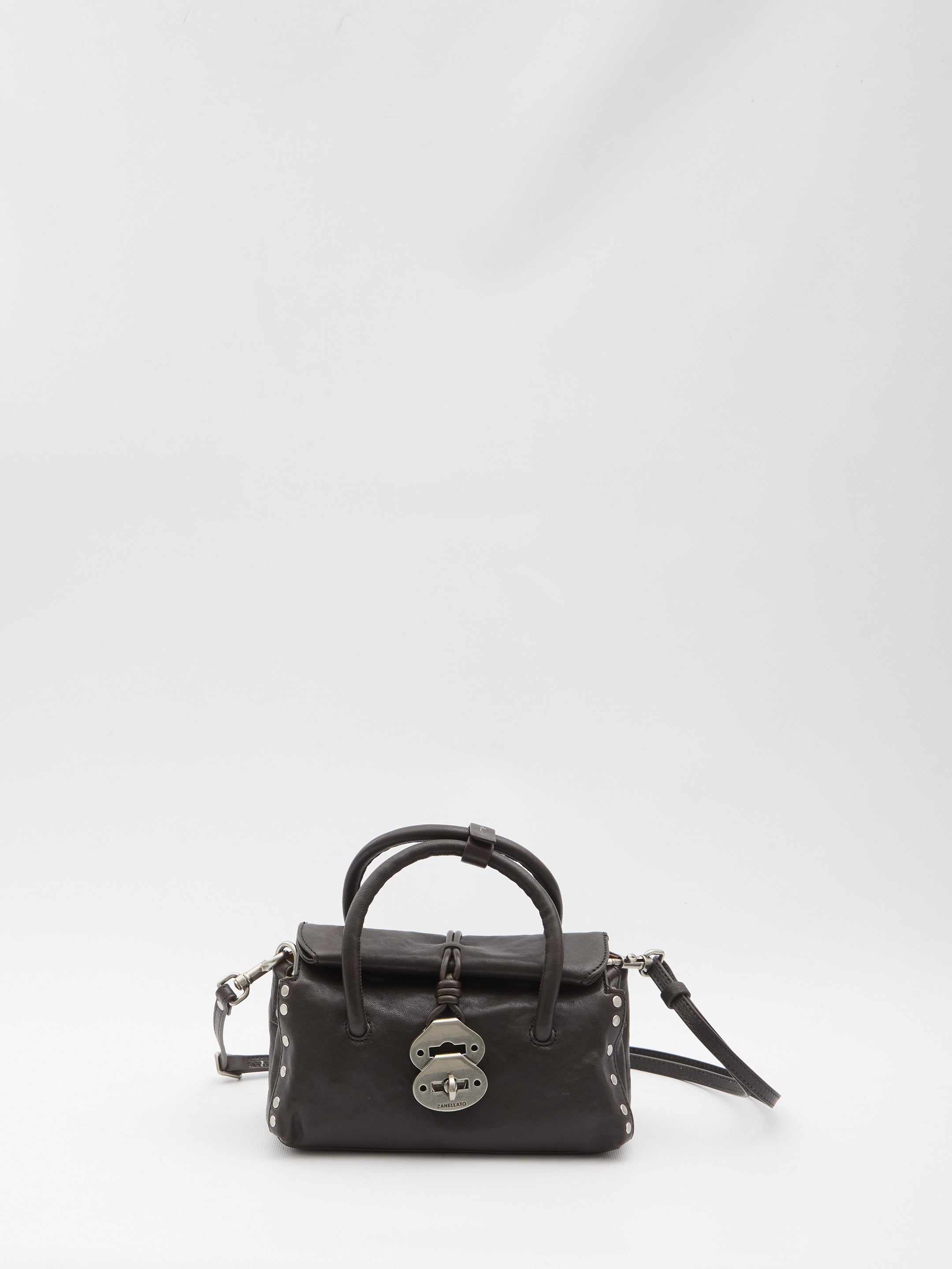 ZANELLATO Mini Pebbled Leather Handbag