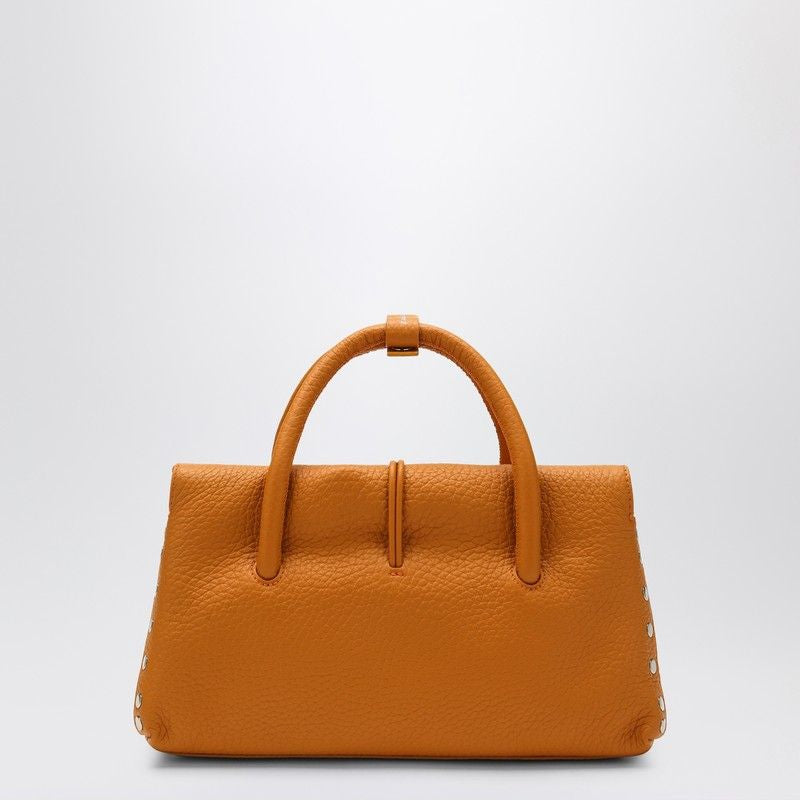 ZANELLATO Mini Handbag in Hammered Leather