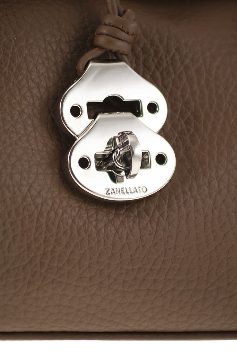 ZANELLATO Mini Grained Leather Handbag