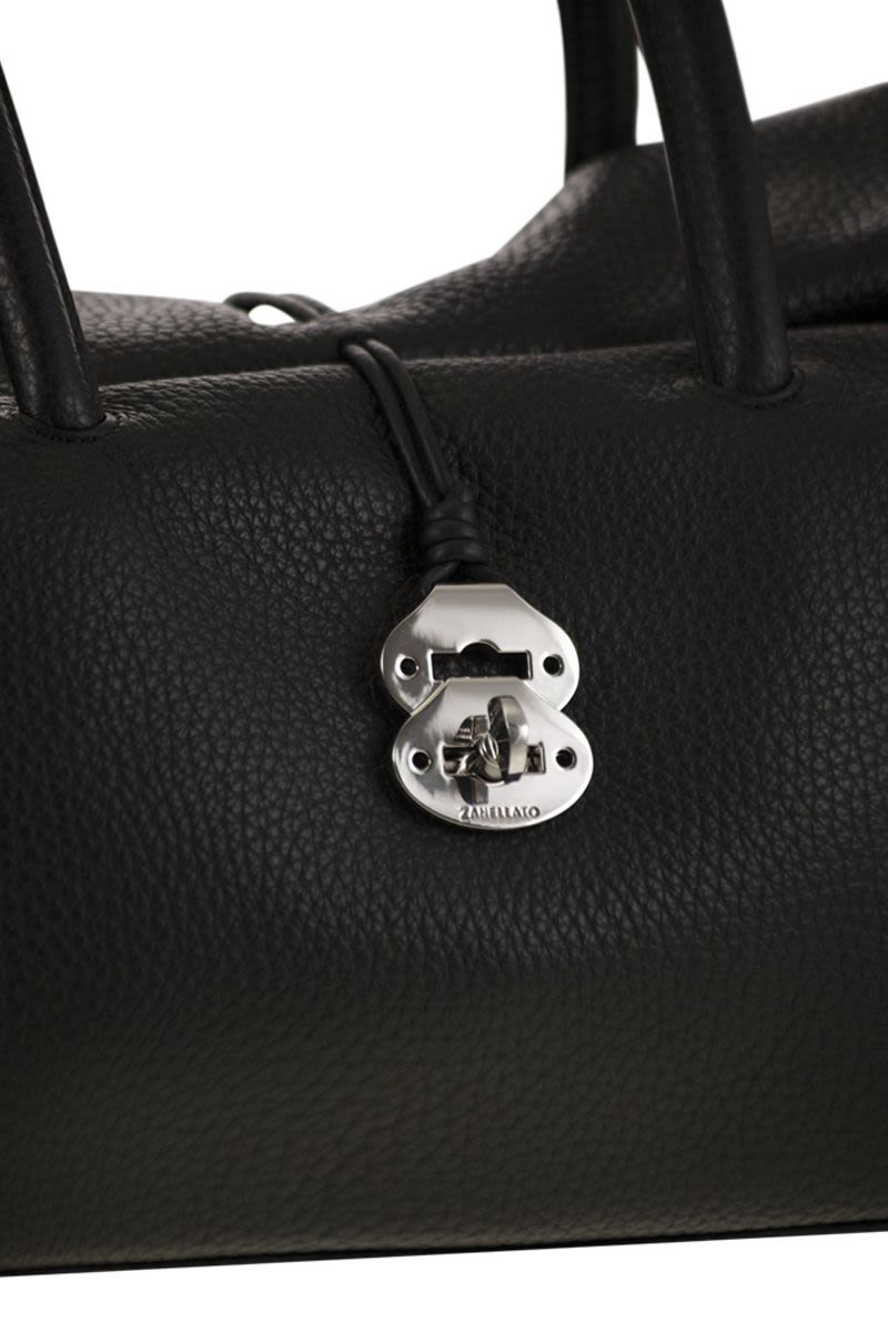 ZANELLATO Grained Leather XL Handbag