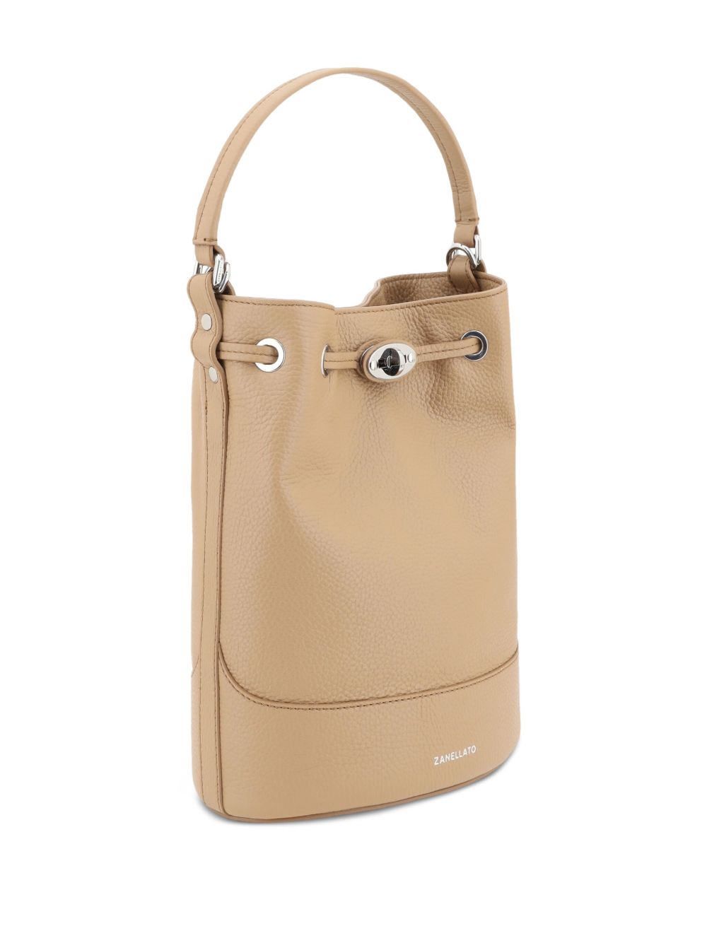 ZANELLATO Mini Daily Leather Bucket Handbag