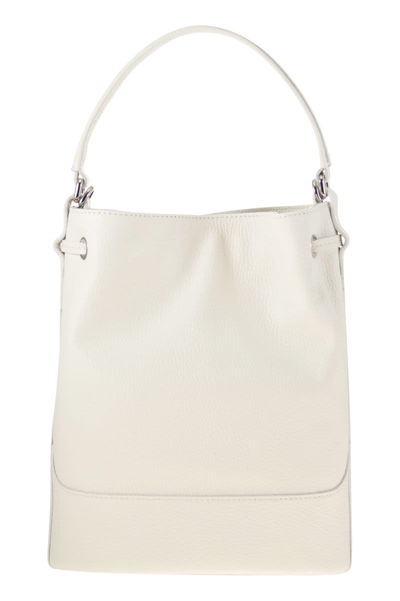 ZANELLATO Leather Bucket Handbag - 28.5x20x15 CM