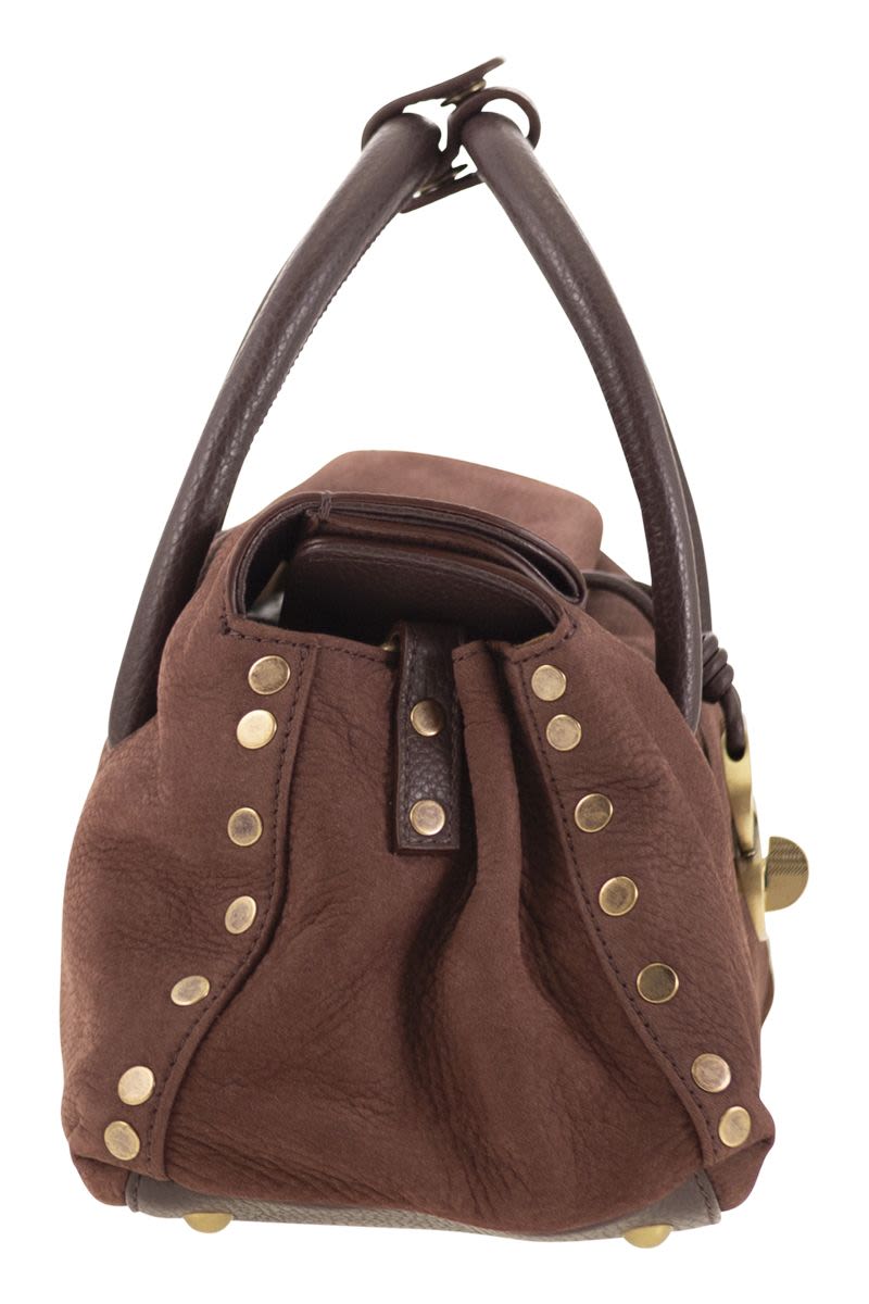 ZANELLATO Mini Supersoft Nubuck Handbag