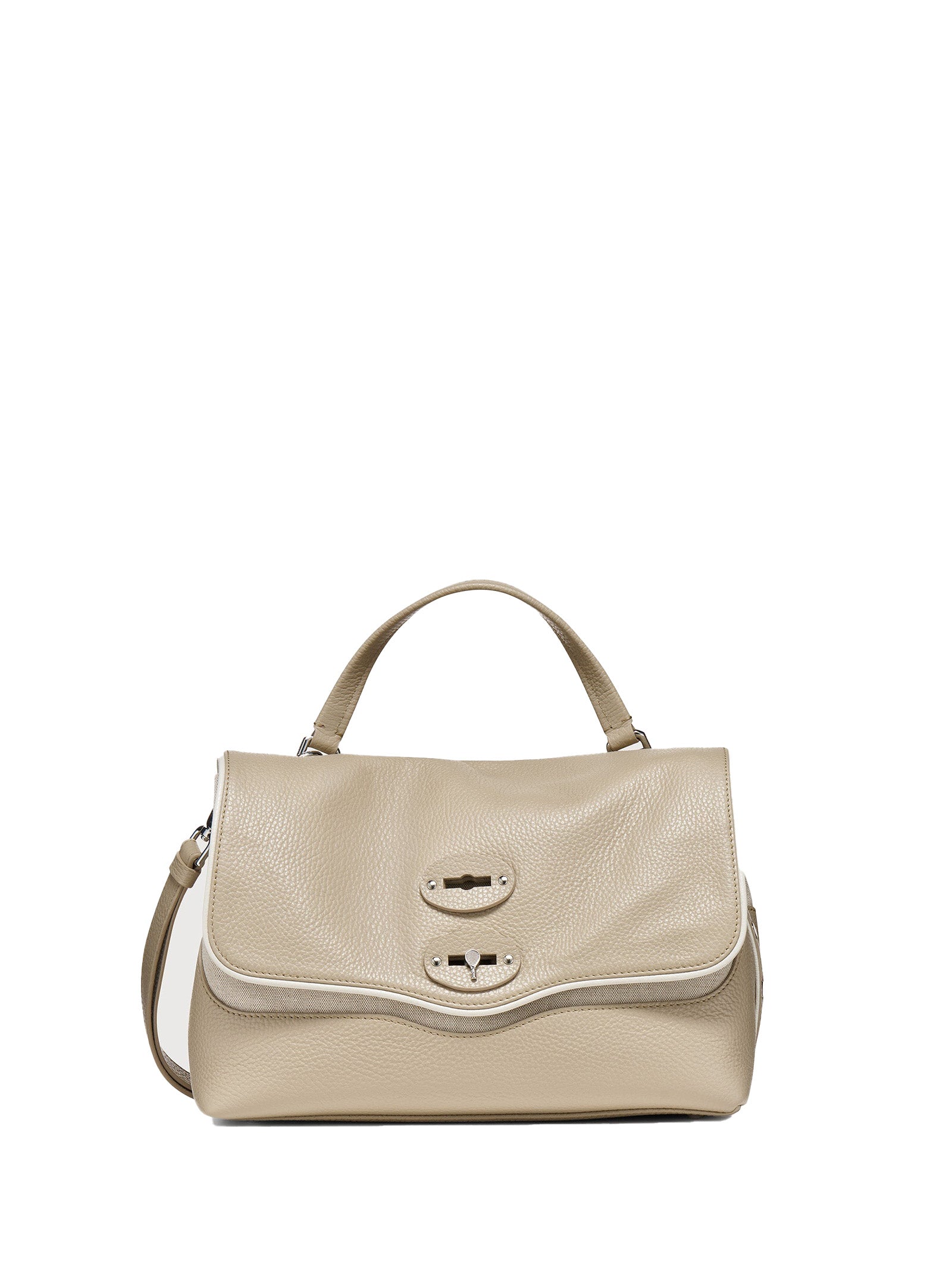 ZANELLATO Racquet Club Leather Messenger Handbag with Shoulder Strap - Mini