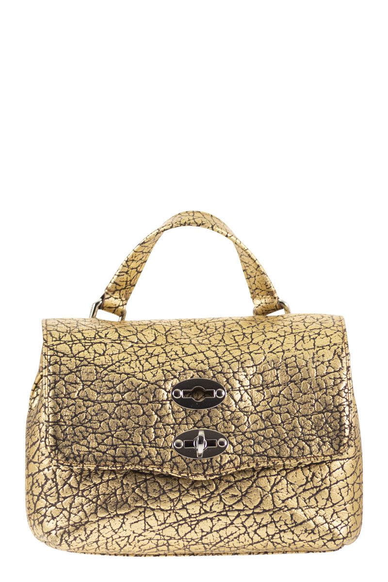 ZANELLATO Mini Laminated Leather Handbag
