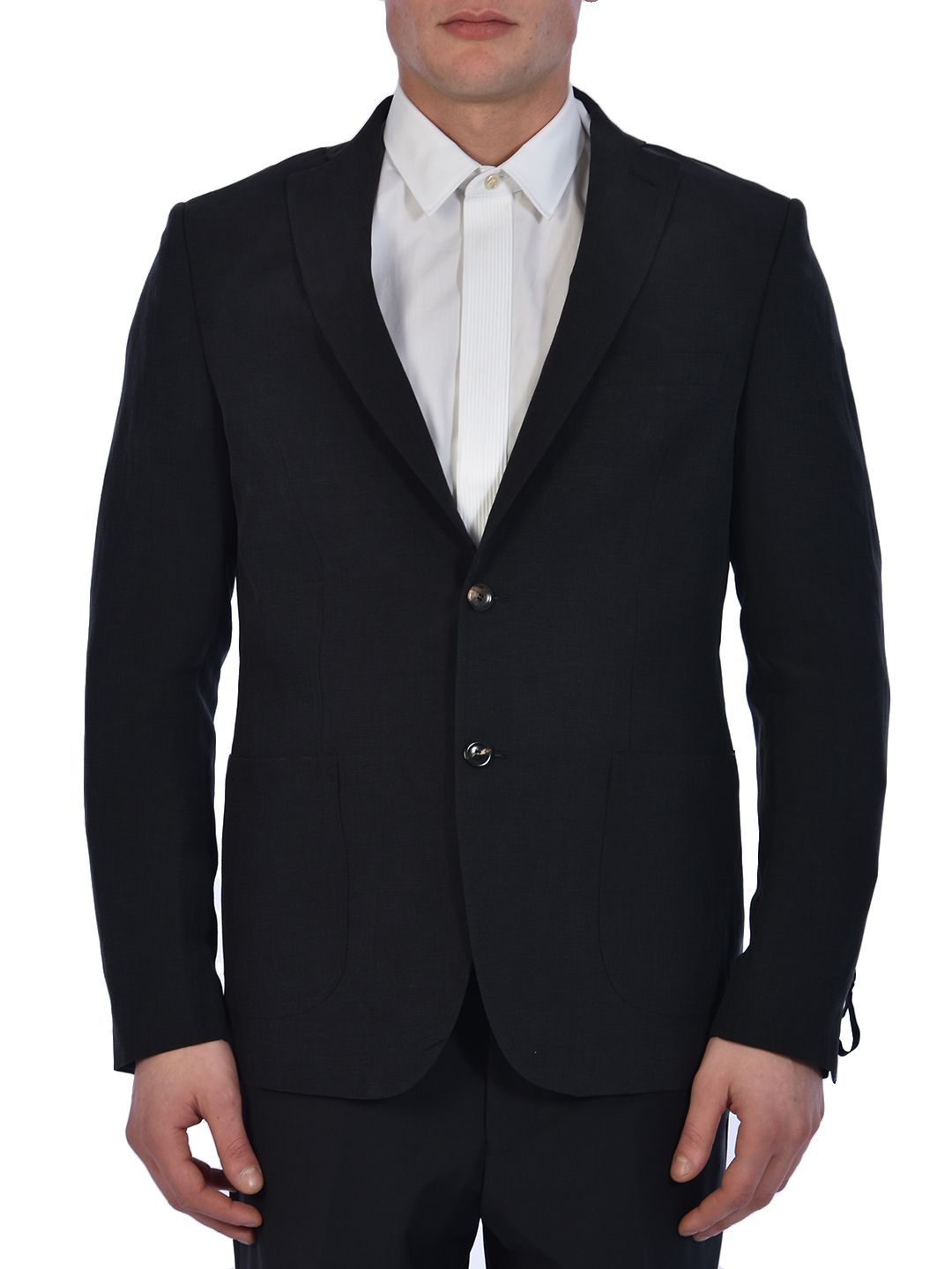 TONELLO Men's Slim Fit Linen-Silk Blazer - Size 48