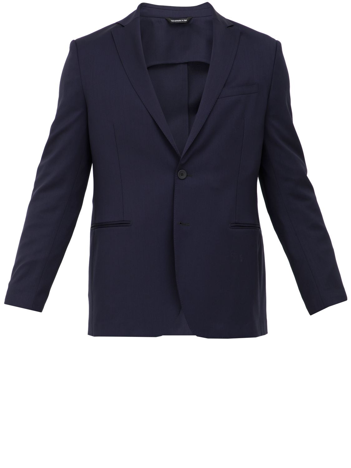 TONELLO Men's Wool Jacket with Single-Breasted Closure - Size 52