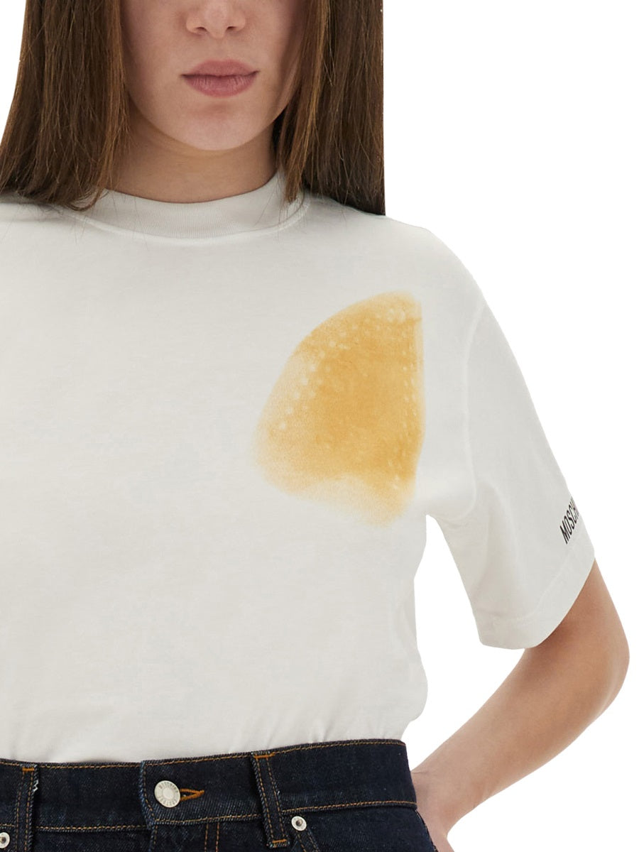 MOSCHINO T-Shirt with Teddy Bear Print - Women’s Regular Fit