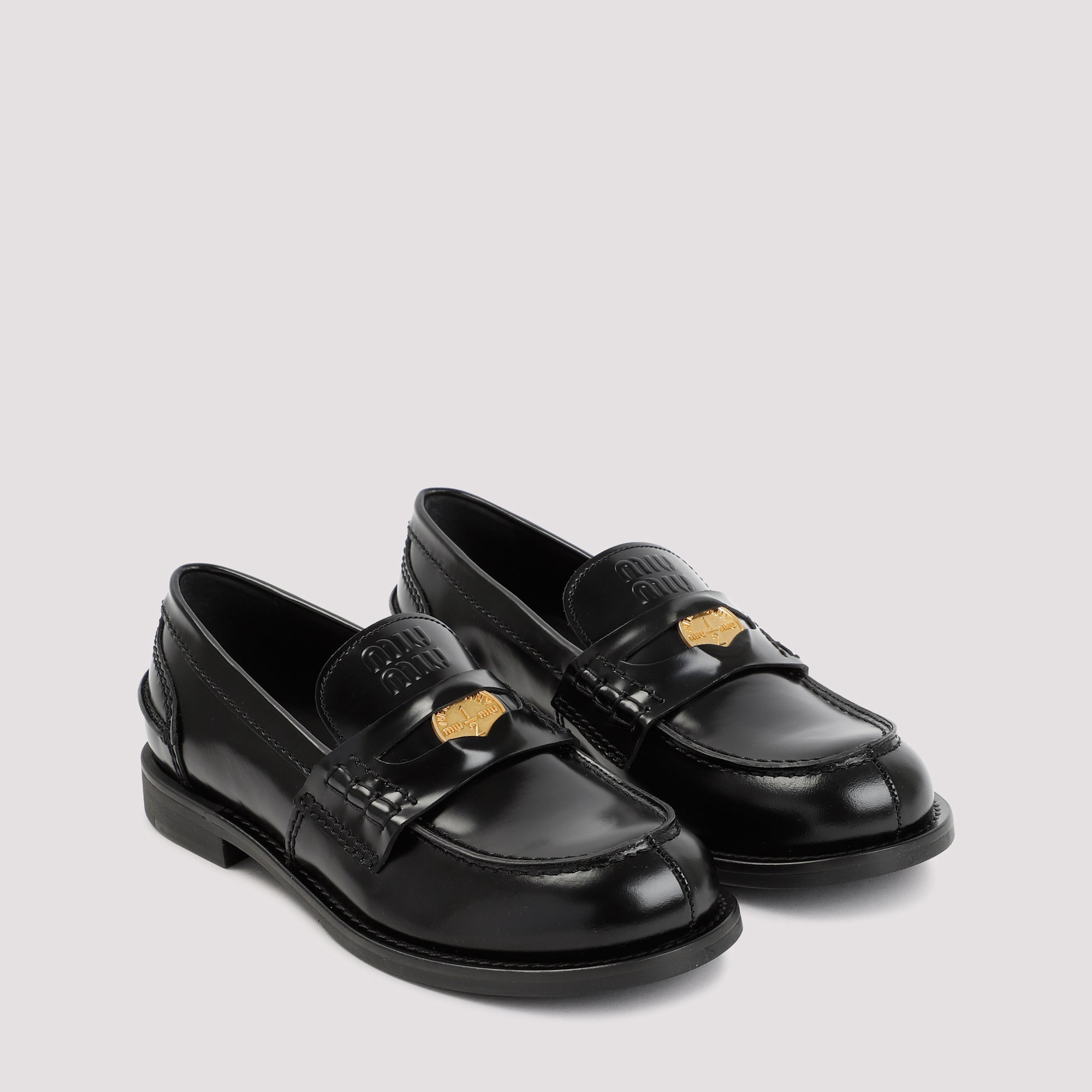 MIU MIU Men's Leather Loafers