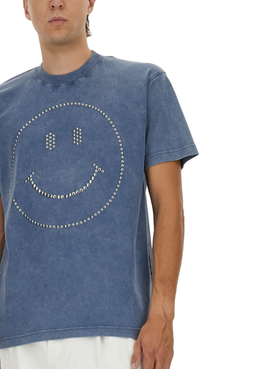 MOSCHINO COUTURE Smiley® Heavy Cotton T-Shirt - Size L