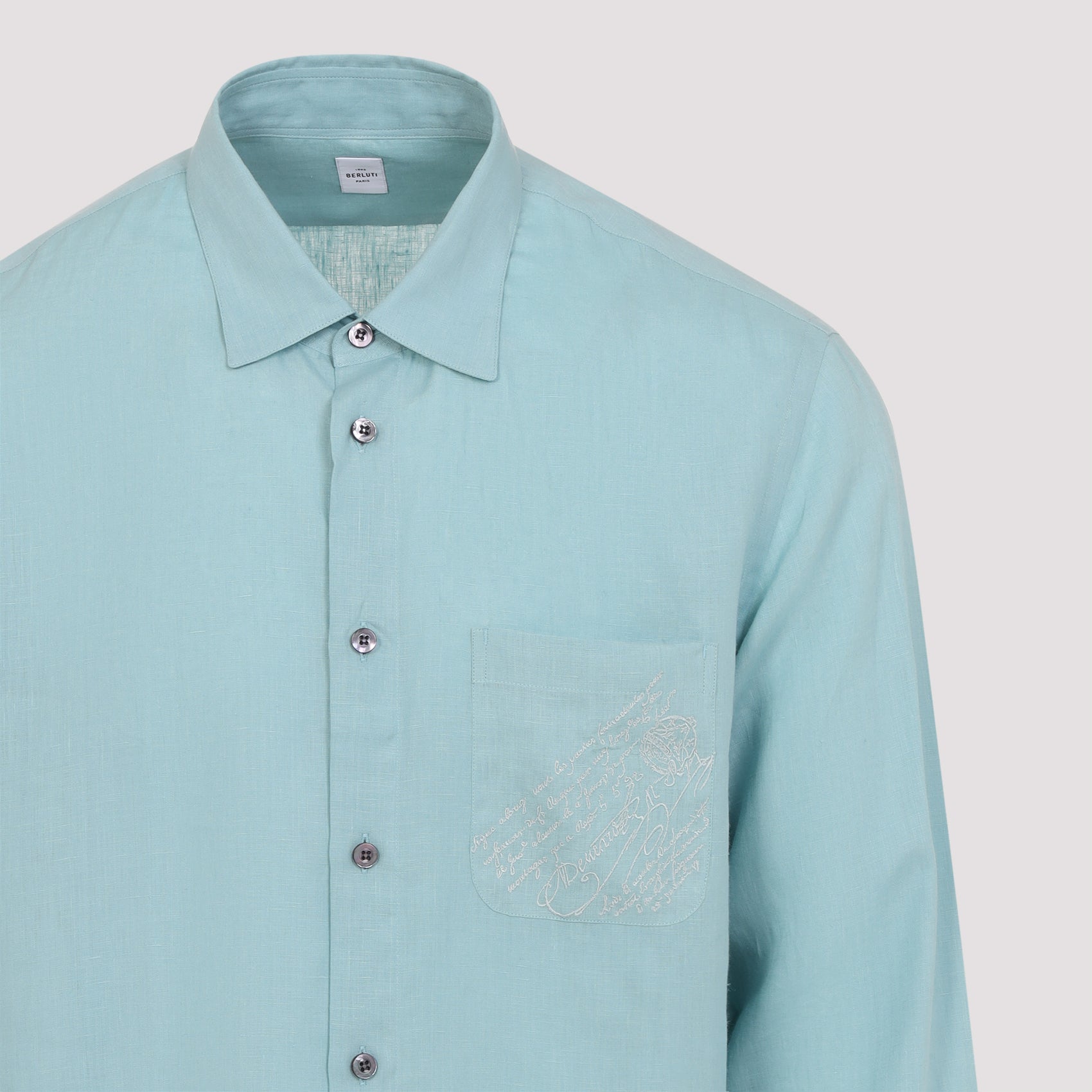BERLUTI Men's Linen Shirt