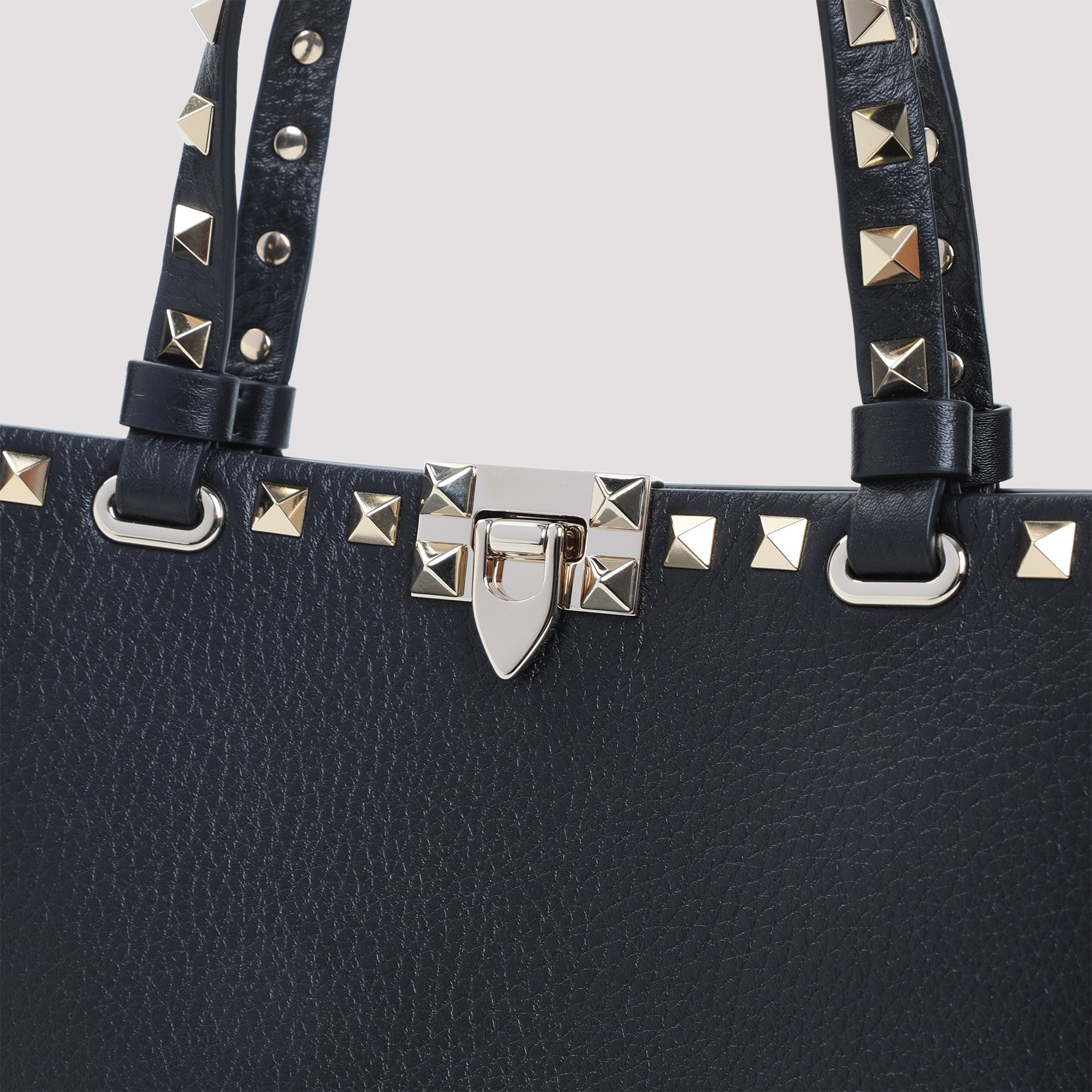 VALENTINO GARAVANI Rockstud Mini Tote Handbag - Small Size