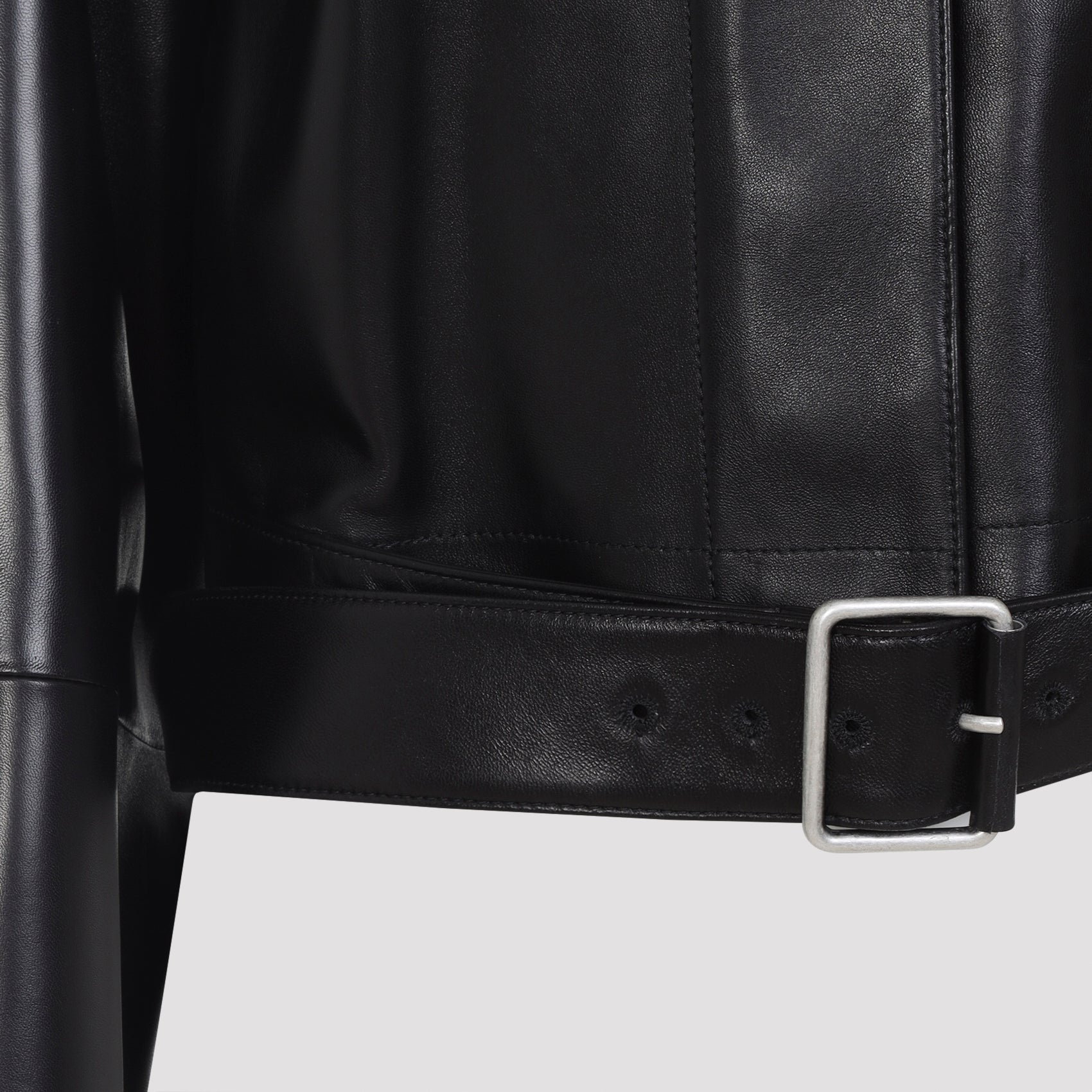 LOEWE Lambskin Short Trench Coat for Men