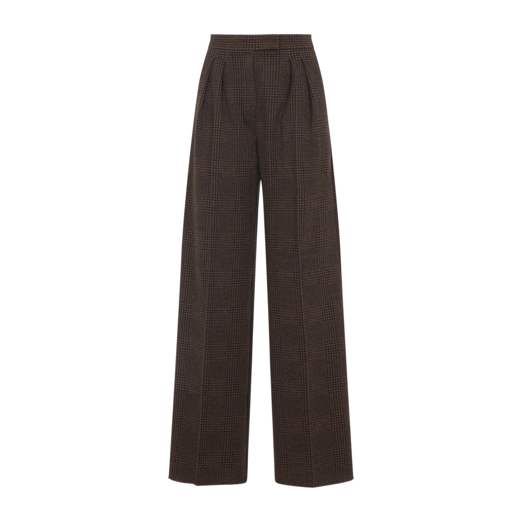 MAX MARA Principe di Galles Wide Leg Pants