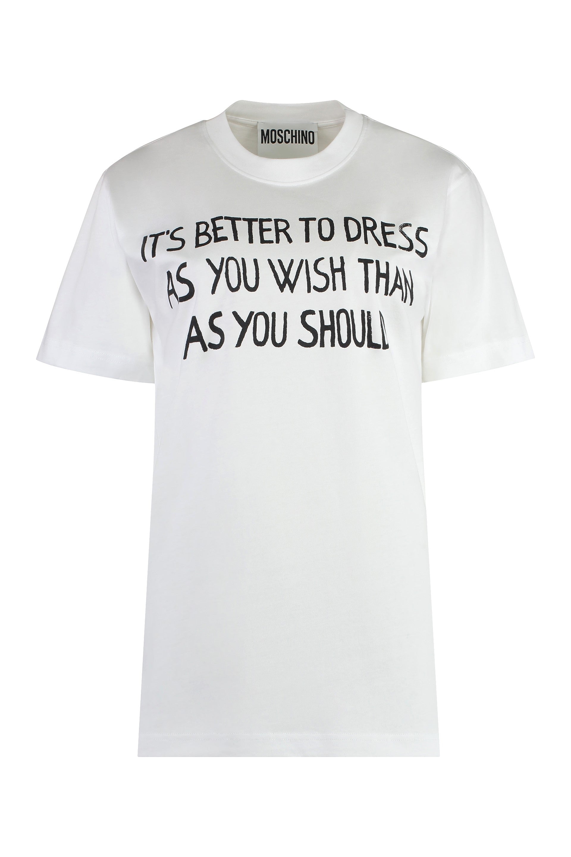 MOSCHINO Women's Regular Fit T-Shirt with Graphic Print