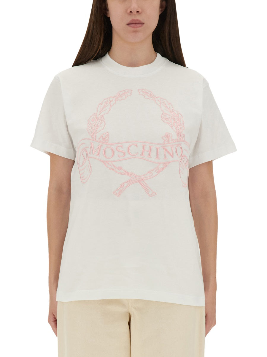 MOSCHINO Embroidered T-Shirt - Regular Fit