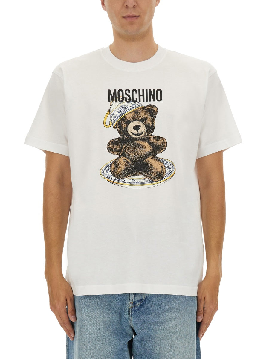 MOSCHINO Graphic T-Shirt - Size L