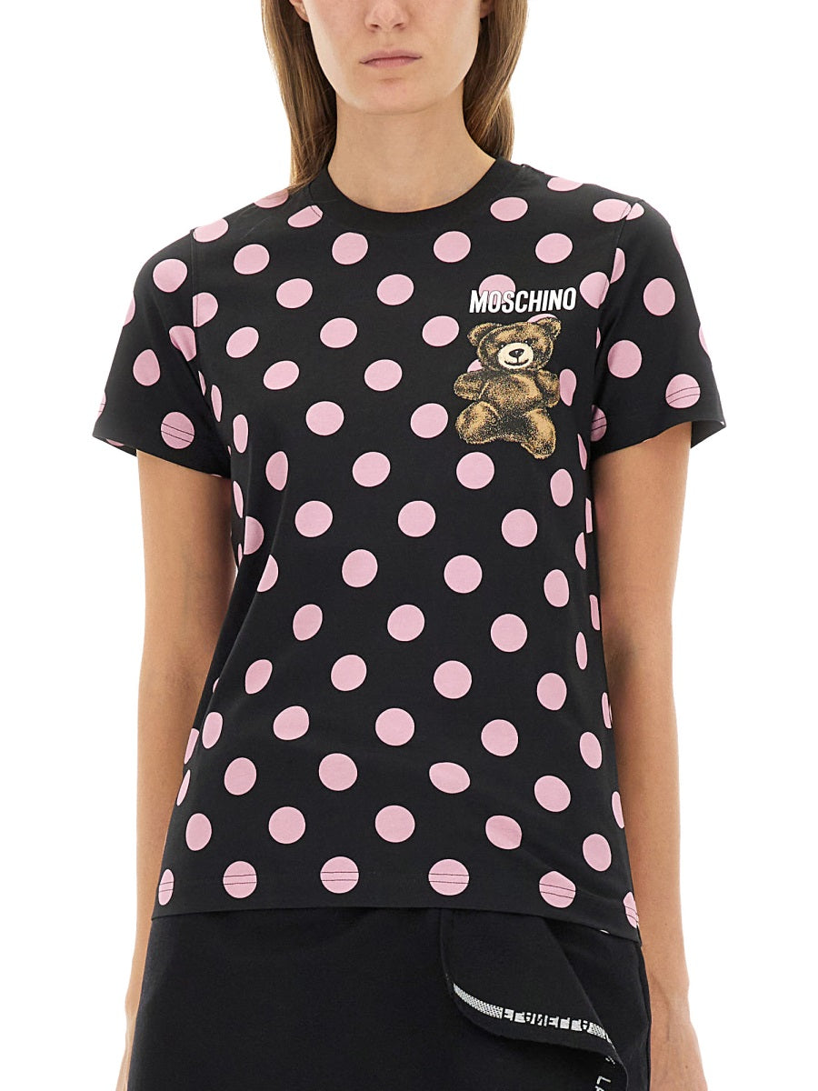 MOSCHINO COUTURE Mini Fit Polka Dots T-Shirt
