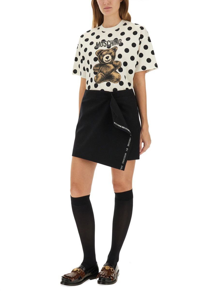 MOSCHINO Teddy Polka Dots T-Shirt - Size S