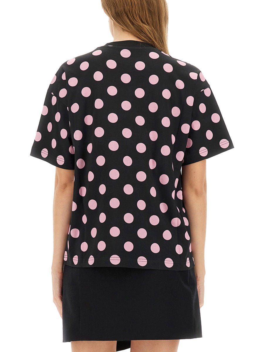 MOSCHINO Polka Dot Teddy T-Shirt - Size S