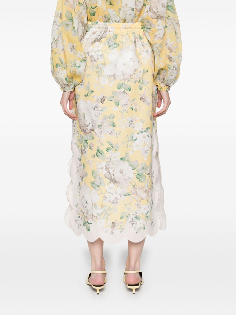 ZIMMERMANN Linen Mini Skirt - Size 1