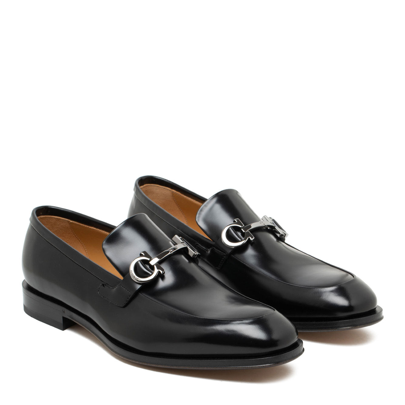 Ferragamo Premium 100% Leather Flat Shoes for Men