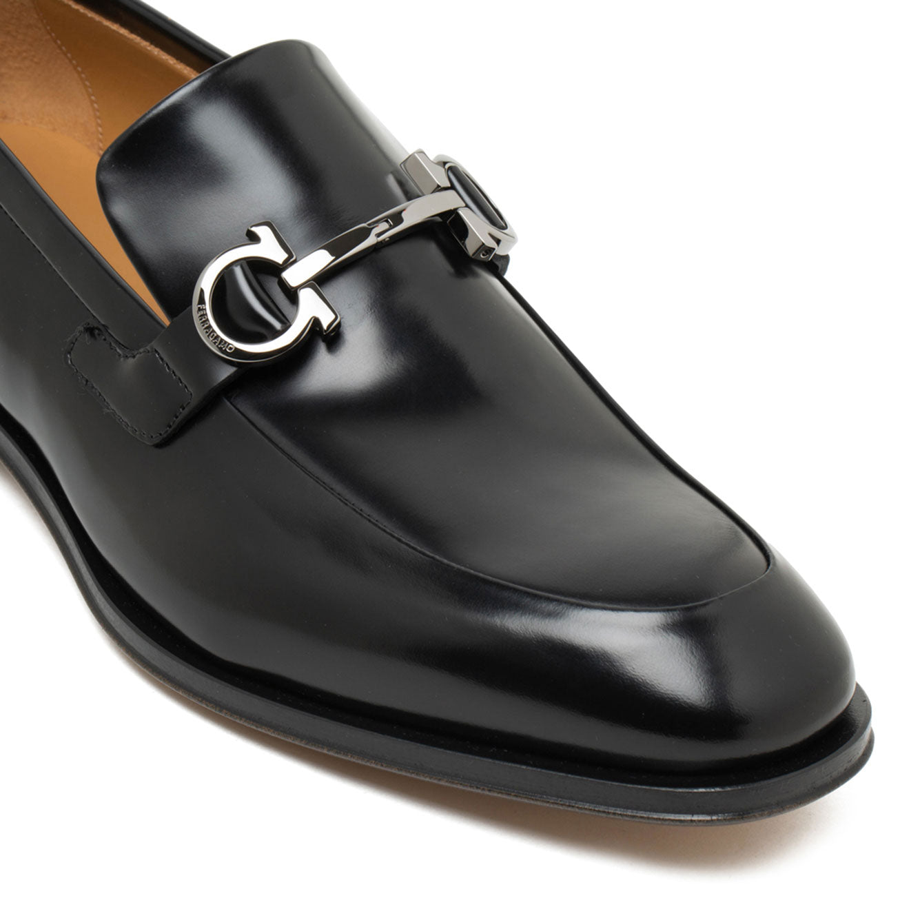 Ferragamo Premium 100% Leather Flat Shoes for Men