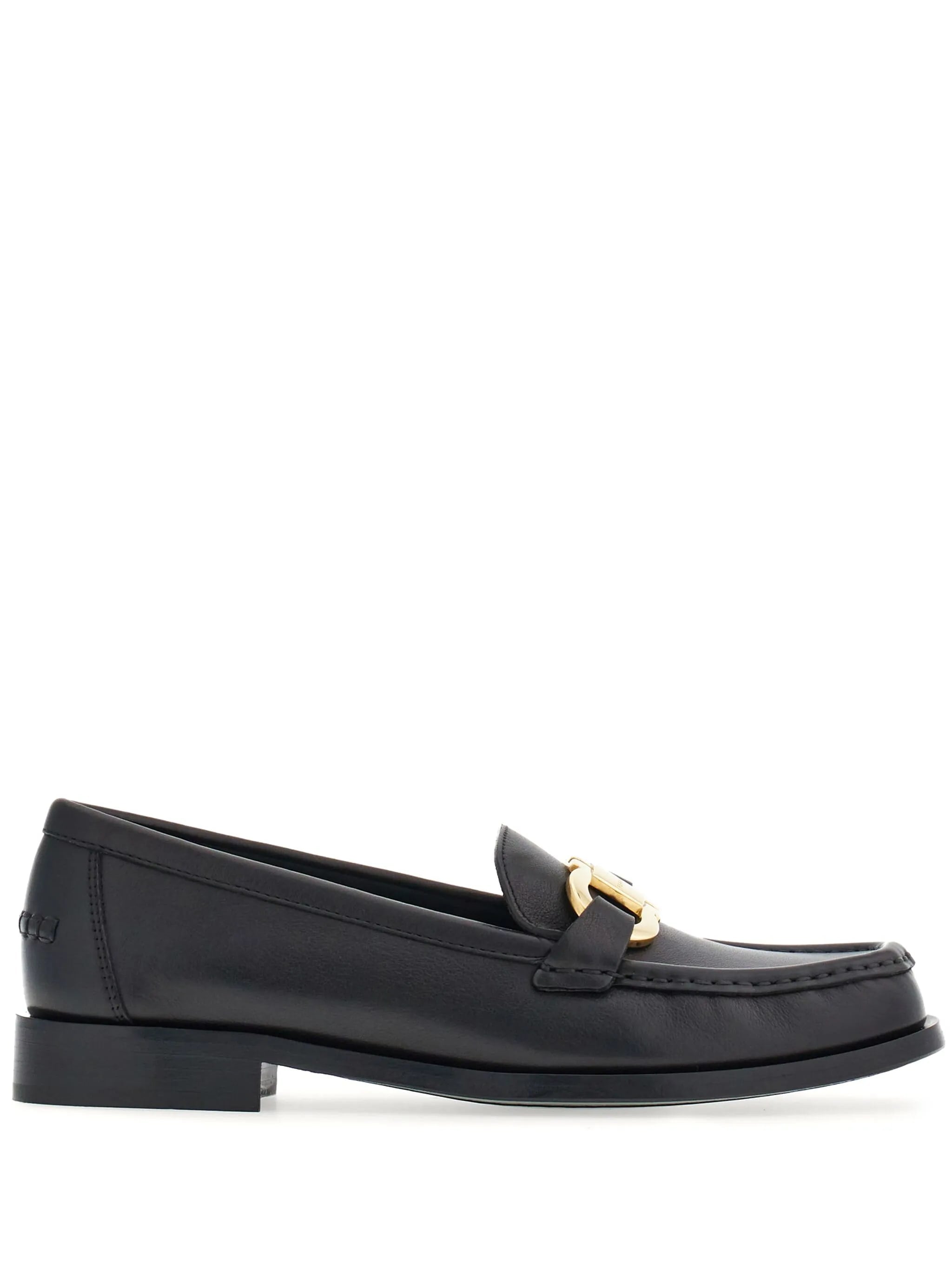 Ferragamo Ornament Gancini Hook Moccasin for Women