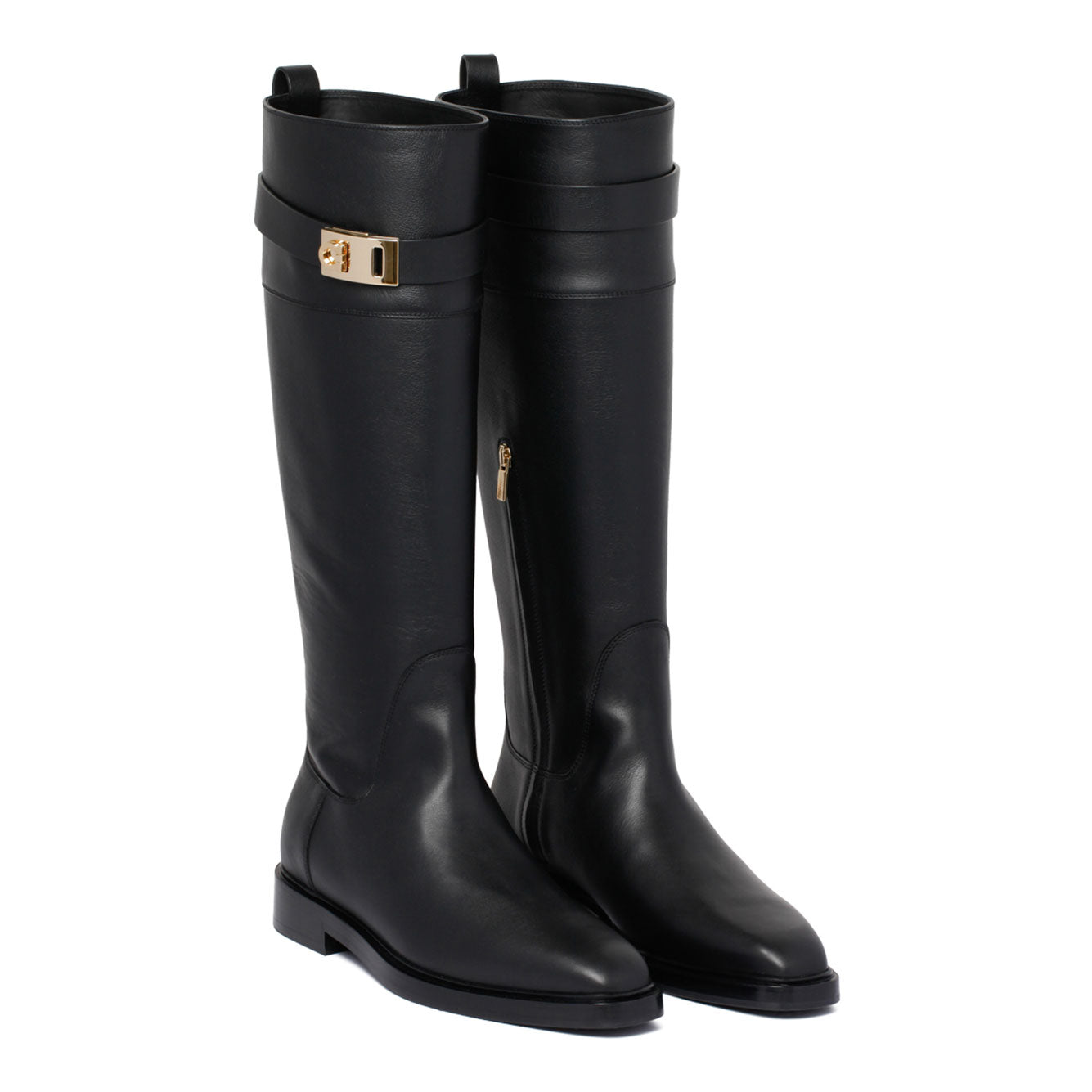 Ferragamo Sleek Leather Ankle Boots for Women