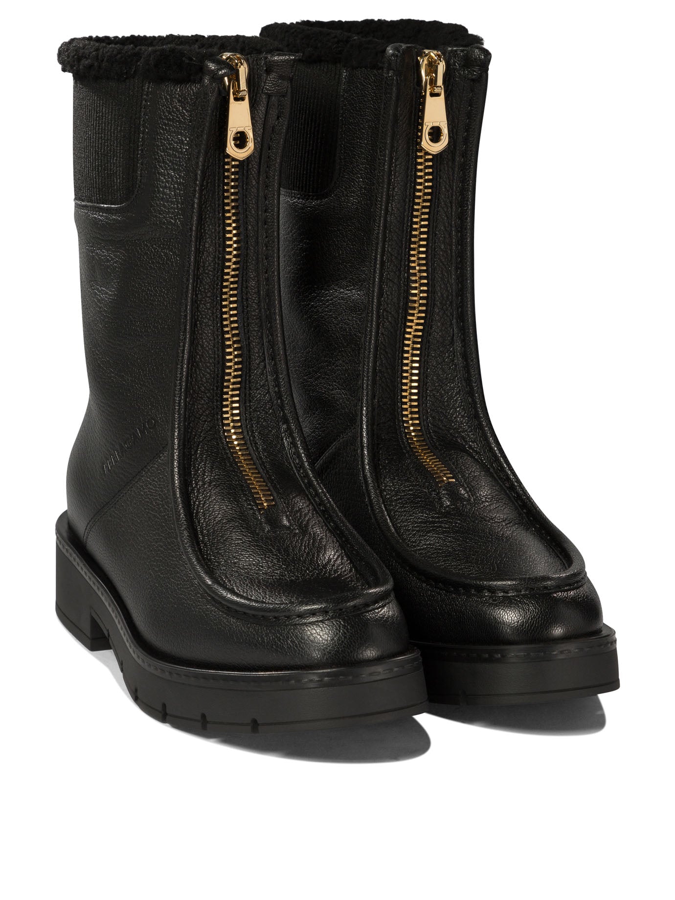 Ferragamo Montse Fur Mini Ankle Boots