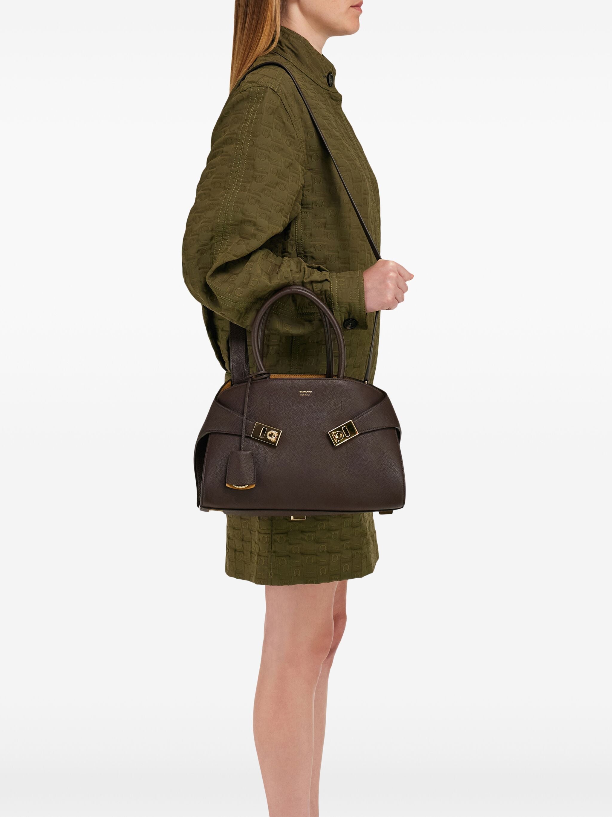 Ferragamo Women's Mini Leather Handbag - Fall/Winter 2025