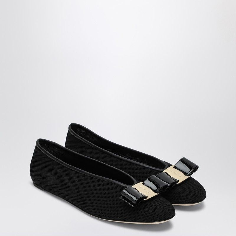 Ferragamo Classic Ballerina Bow Flats for Women