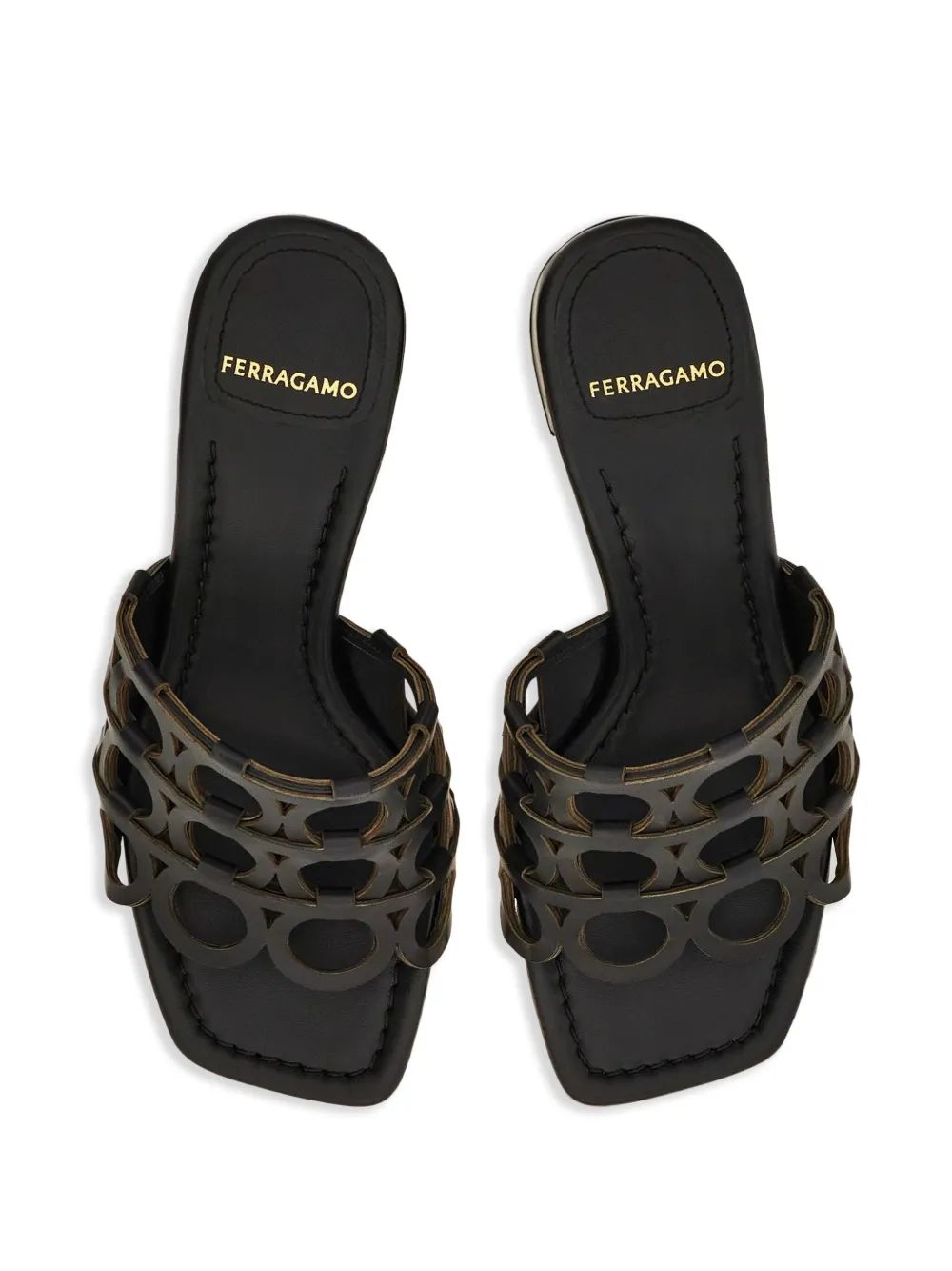 Ferragamo Elegant 4 cm Heel Sandals for Women