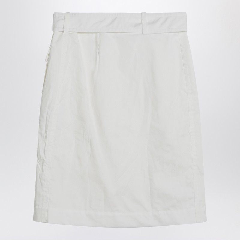 Ferragamo Wrap Mini Skirt in Cotton Blend