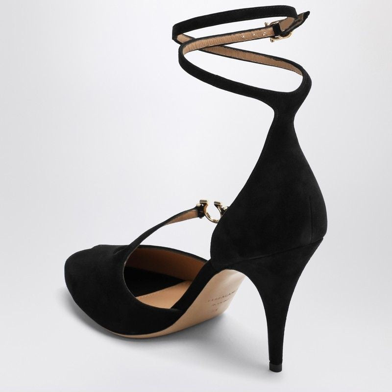 Ferragamo Elegant High Heel Pumps with Gancini Hook Detail